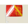 ALSACE - Drapeau Administratif Pour Voiture 30x40 cm