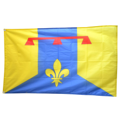 BOUCHES-DU-RHÔNE - Drapeau 90x150cm avec Oeillets