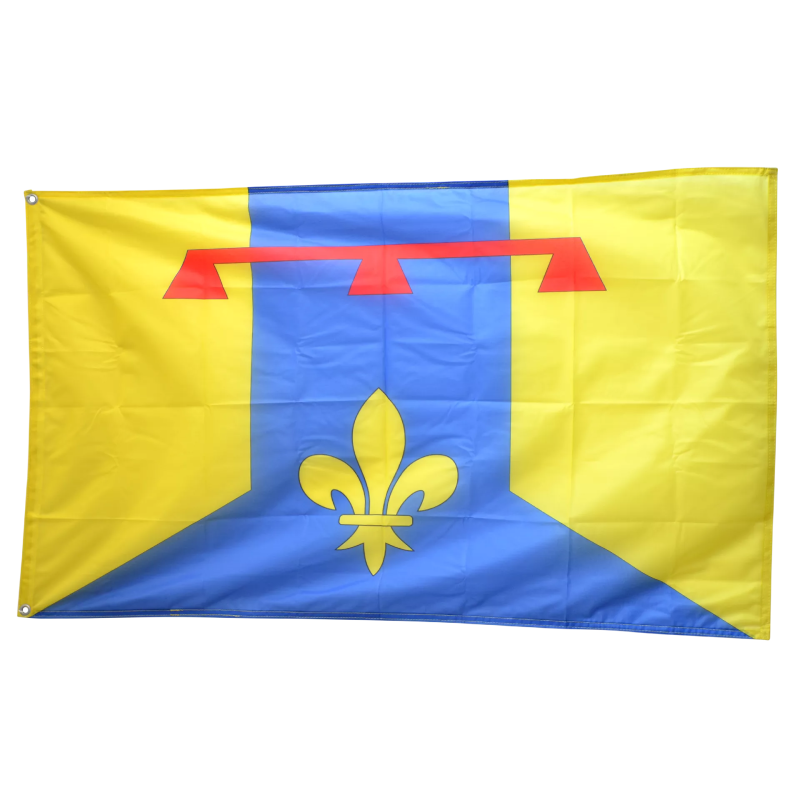 BOUCHES-DU-RHÔNE - Drapeau 90x150cm avec Oeillets