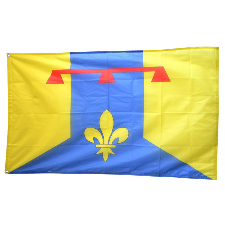 BOUCHES-DU-RHÔNE - Drapeau 90x150cm avec Oeillets