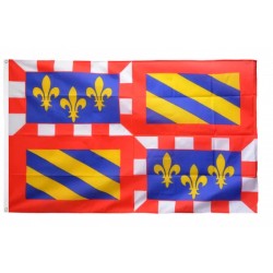 BOURGOGNE - Drapeau 90x150cm avec Oeillets