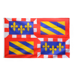 BOURGOGNE - Drapeau 60x90cm avec Oeillets