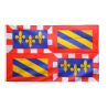 BOURGOGNE - Drapeau 60x90cm avec Oeillets