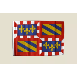 BOURGOGNE - Drapeau 30x45cm avec Ourlet