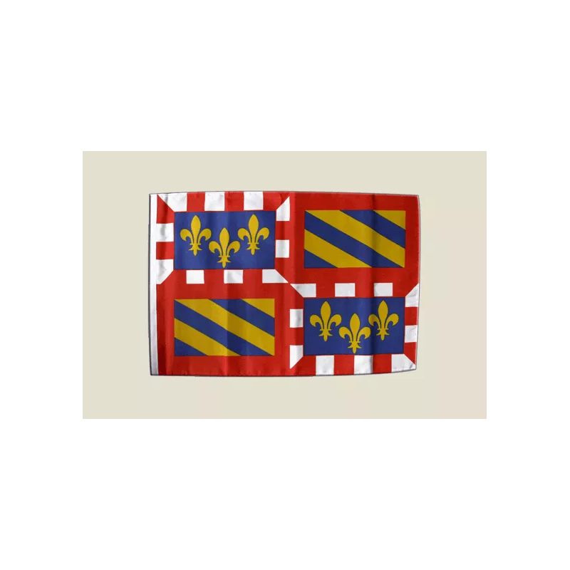 BOURGOGNE - Drapeau 30x45cm avec Ourlet