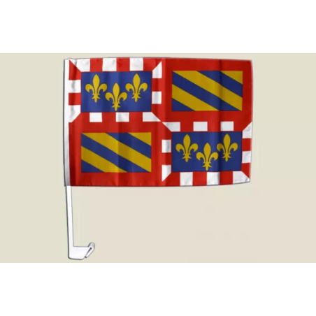 BOURGOGNE - Drapeau 30x40cm Pour Voiture