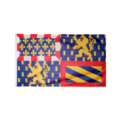 BOURGOGNE-FRANCHE COMTE Drapeau 90x150cm avec 2 Oeillets