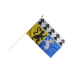 BRETAGNE Dept Finistère - Drapeau 30x45cm avec Hampe Bois