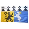 BRETAGNE Dept Finistère - Drapeau 90x150cm avec Oeillets