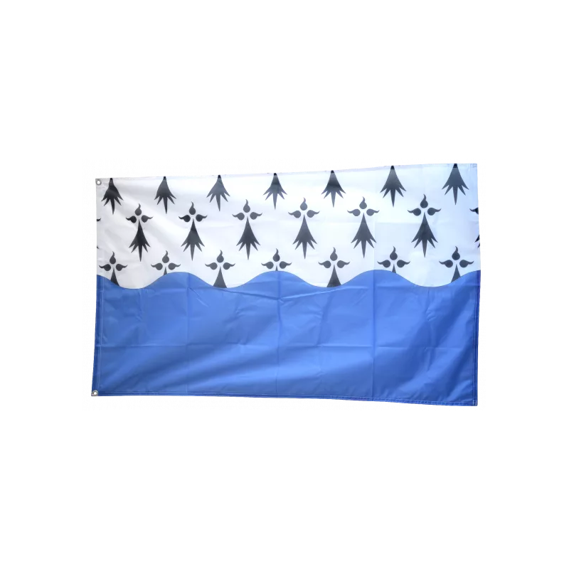 BRETAGNE Dept Morbihan - Drapeau 90x150cm avec Oeillets