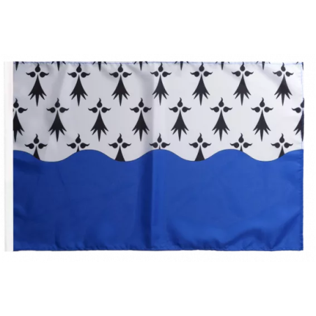 BRETAGNE Dept Morbihan - Drapeau 30x45cm avec Ourlet