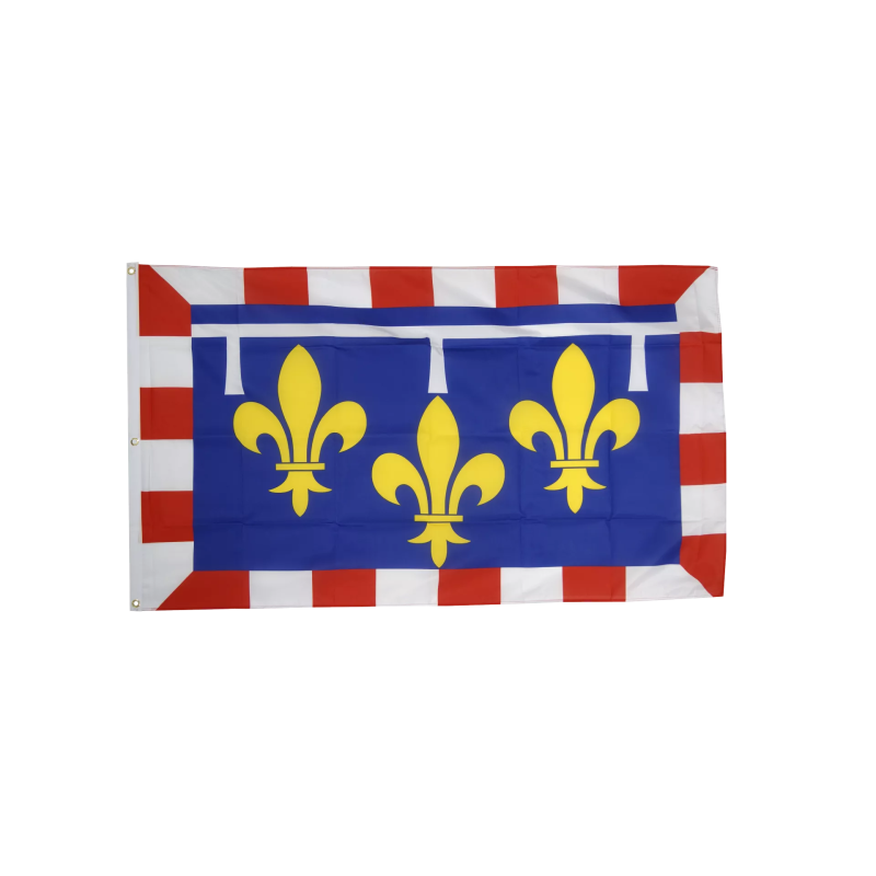 CENTRE Région - Drapeau 150x250cm avec 3 Oeillets