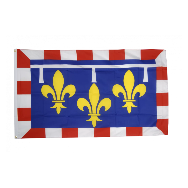 CENTRE Région - Drapeau 60x90cm avec 2 Oeillets