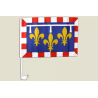 CENTRE Région - Drapeau Pour Voiture 30x40 cm