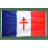 CROIX DE LORRAINE - Drapeau 90x150 cm avec 2 Oeillets