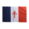 CROIX DE LORRAINE - Drapeau 30x45 cm avec Ourlet