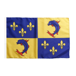 DAUPHINE - Drapeau 30x45 cm avec Ourlet