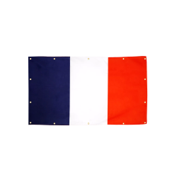 FRANCE - Drapeau 270x450 cm avec 14 Oeillets pour Balcon, estrade, etc..