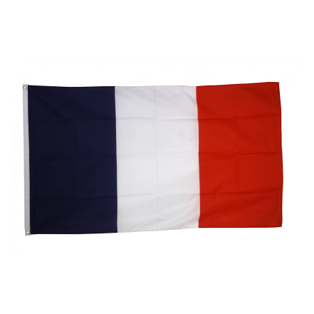 FRANCE - Grand Drapeau 150x250 cm avec Oeillets