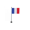 FRANCE - Drapeau de Table 10x15cm avec Hampe Plastique