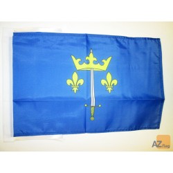 Drapeau JEANNE D'ARC 45x30 cm Cordelettes