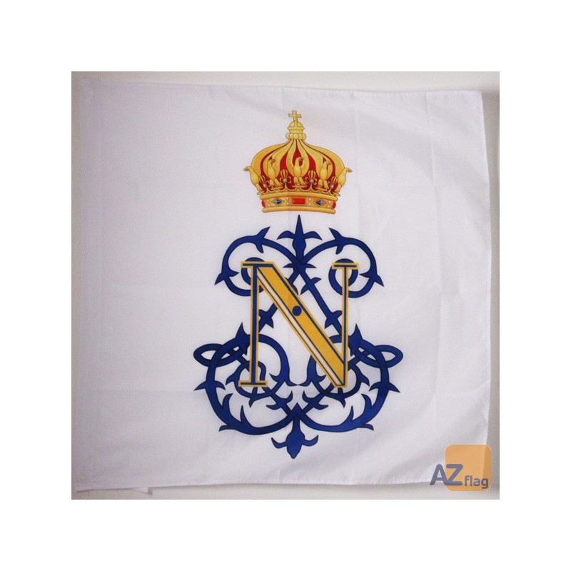 Drapeau Monogramme imperial Napoleon III 150x90 cm Polyester 100D Fourreau pour hampe