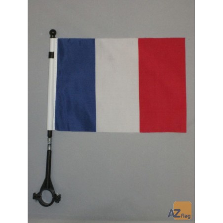 Drapeau Français pour vélo 21x15cm