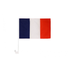 Drapeau Français pour voiture 30x40cm