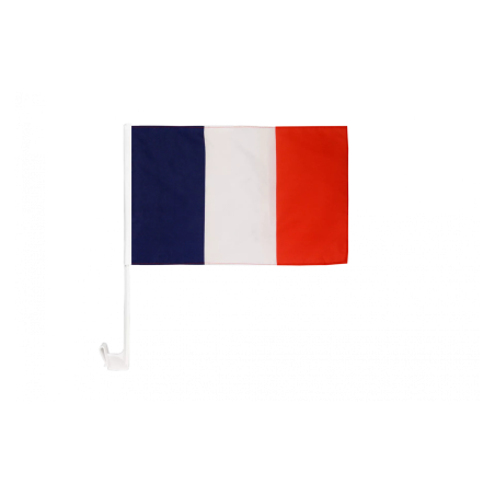 Drapeau Français pour voiture 30x40cm