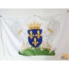 FRANCE ROYAUME - Drapeau Armes de Charles VII 90x60cm