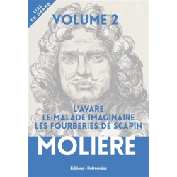 L'avare. Le malade imaginaire. Les fourberies de Scapin de Molière